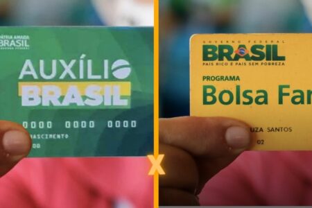 Cartões do Bolsa Família e Auxílio Brasil