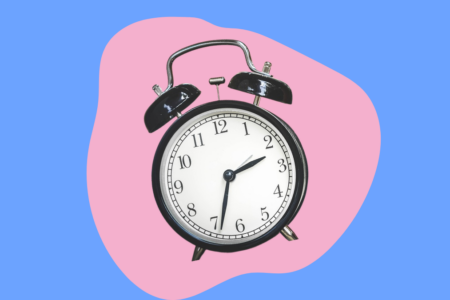 Ilustração com relógio