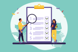 Ilustração de uma lista