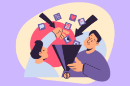 Ilustração de distribuição de leads