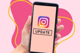 Ilustração de como atualizar Instagram