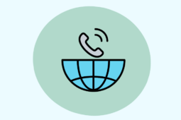 Ilustração de telefonia VoIP