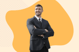 Ilustração com foto de um vigilante