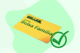 Ilustração de aprovada no Bolsa Família