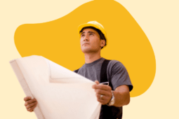 Ilustração de curso de encarregado de obras