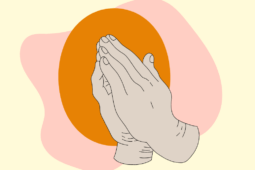 Ilustração de orações para dormir em paz