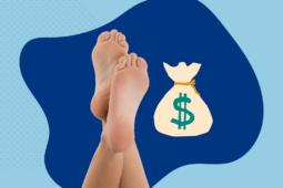 Ilustração com pés