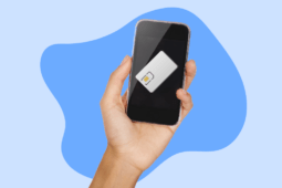 Ilustração de como saber meu número do celular