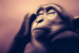 Ilustração sobre o que significa sonhar com macaco