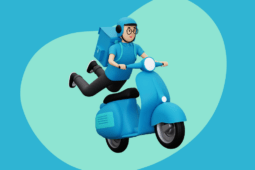 Ilustração de trabalhar com entregas com veículo próprio