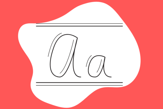 Ilustração de letra feia